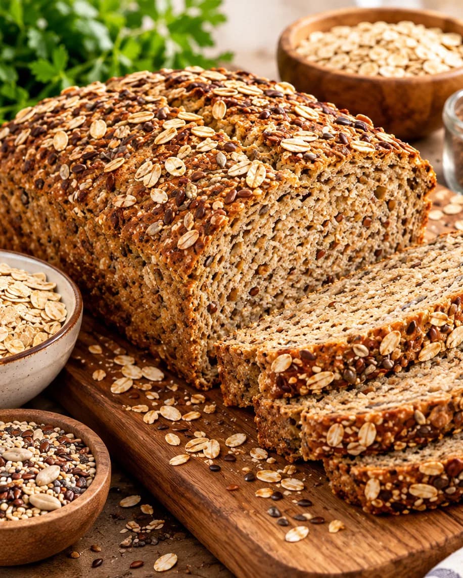 High-Fiber Oat Bread recipe