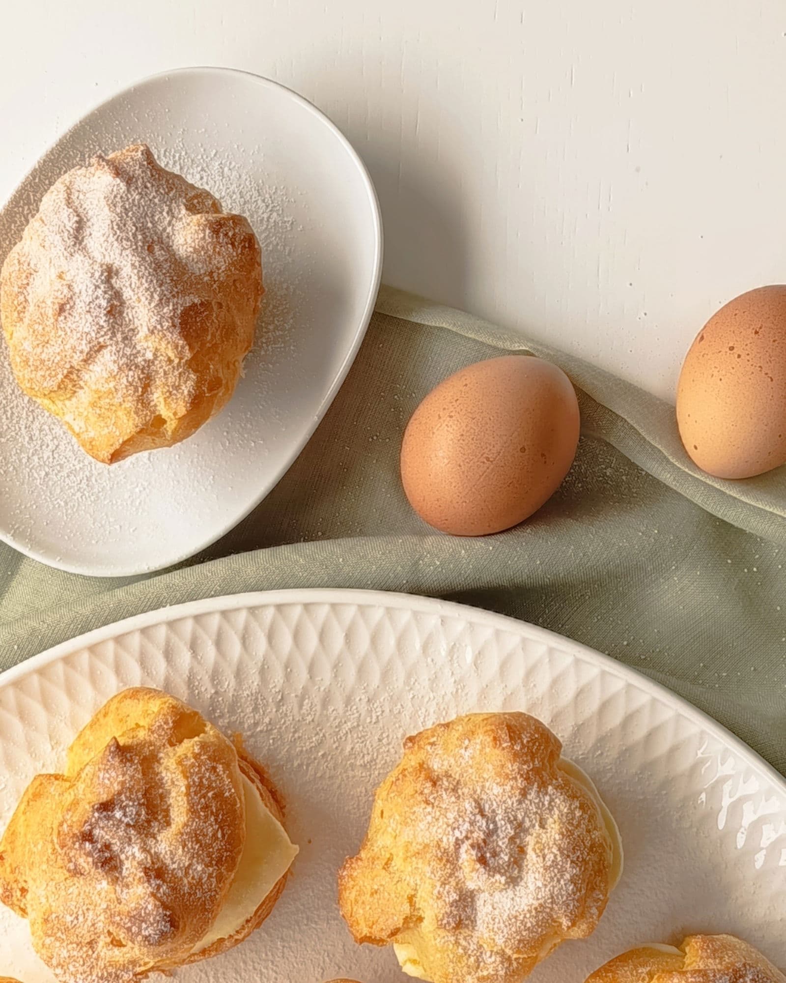 Custard Cream Puffs recipe