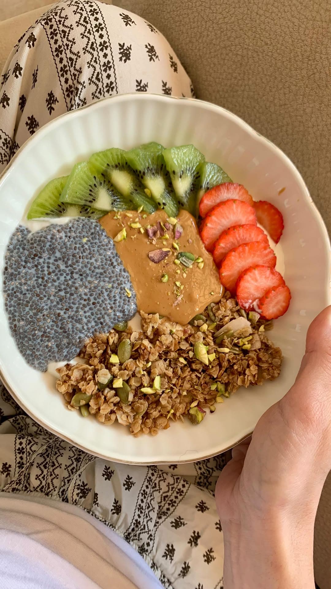 Yogurt Bowl with Homemade Granola and Chia Pudding recipe
