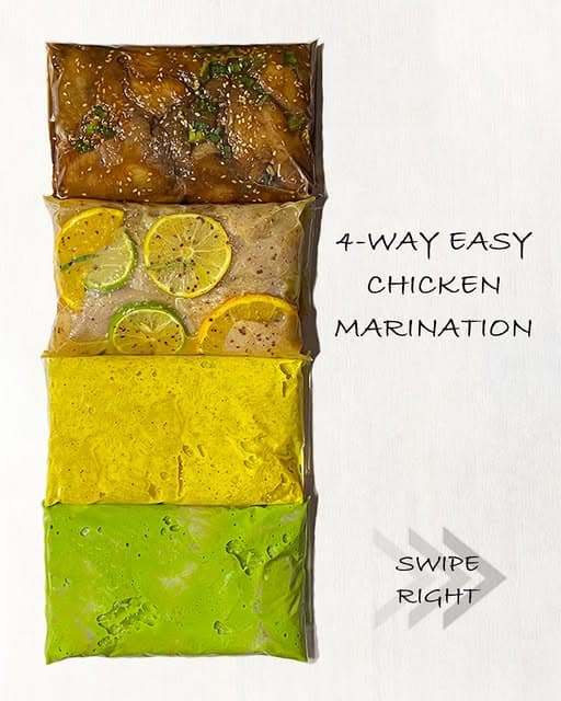 4-Way Chicken Marination recipe
