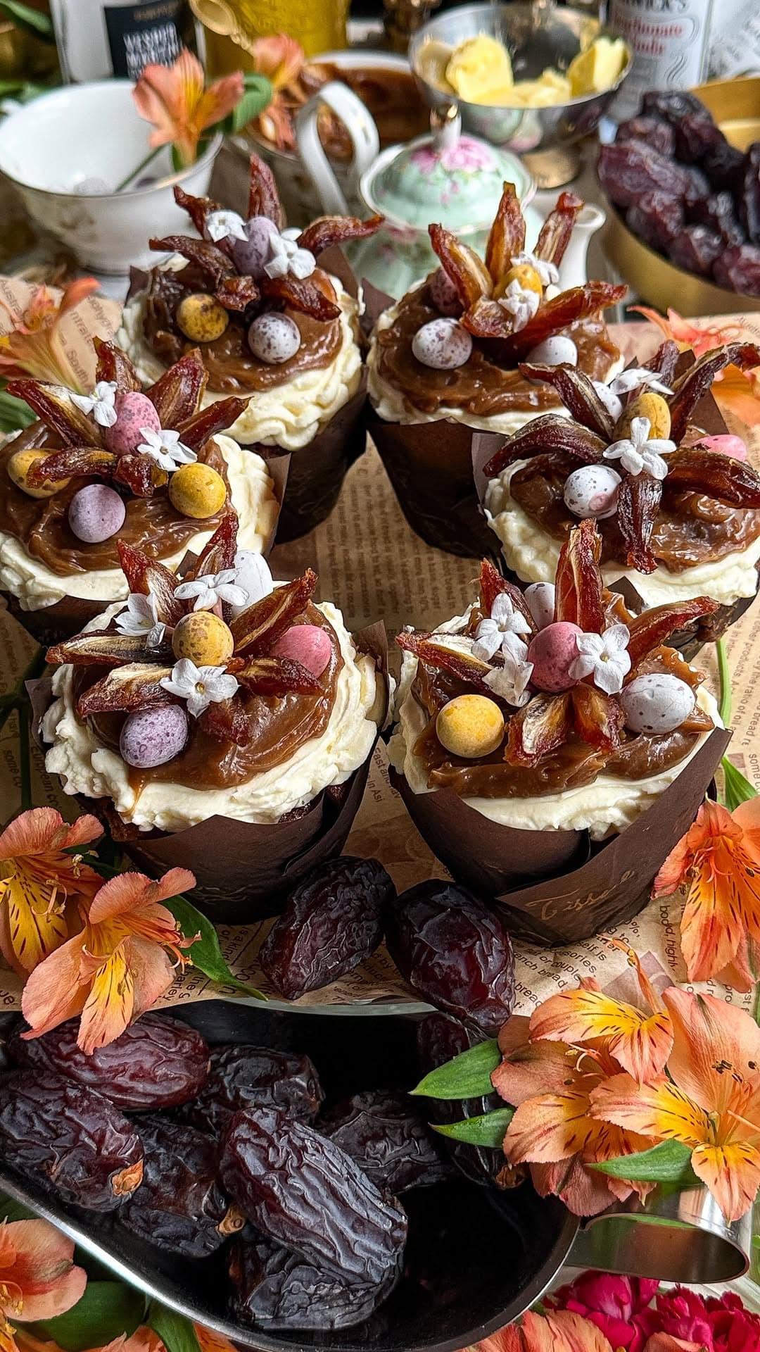 Sticky Toffee Pudding Easter Cupcakes recipe