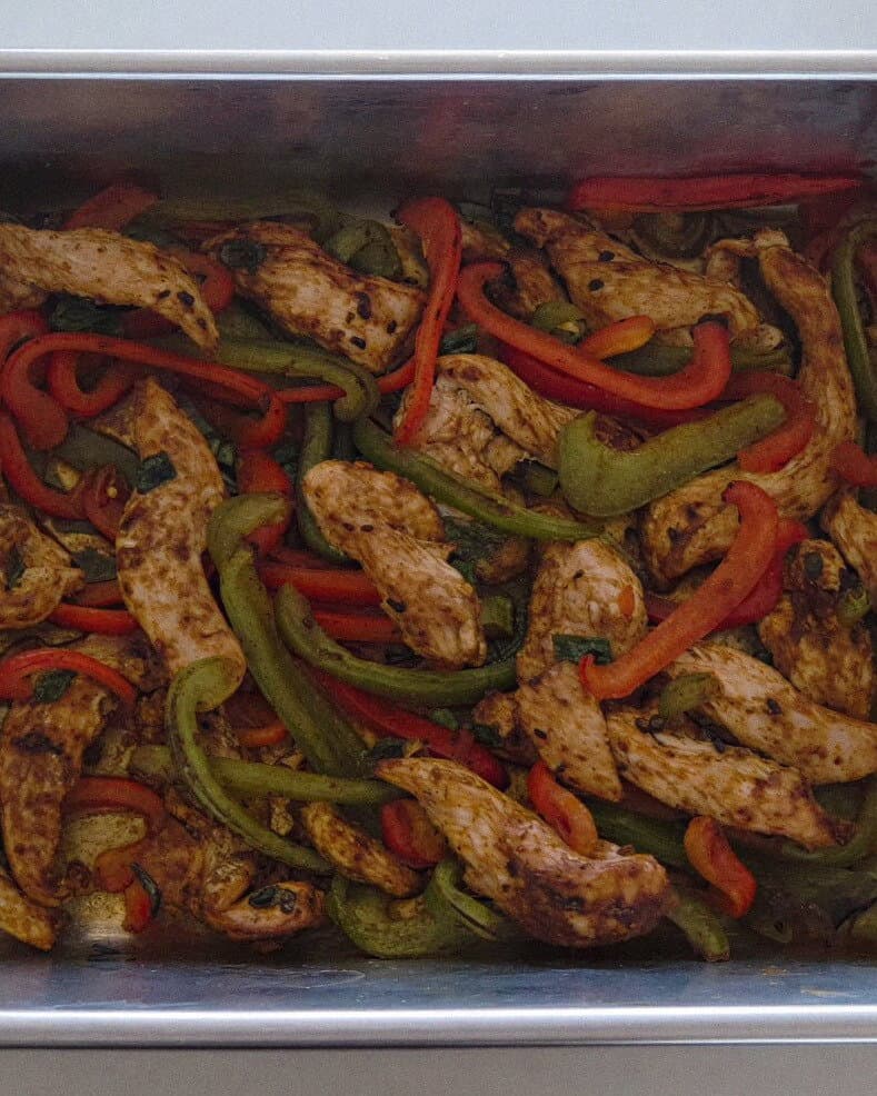 Chicken Fajita Tray Bake recipe