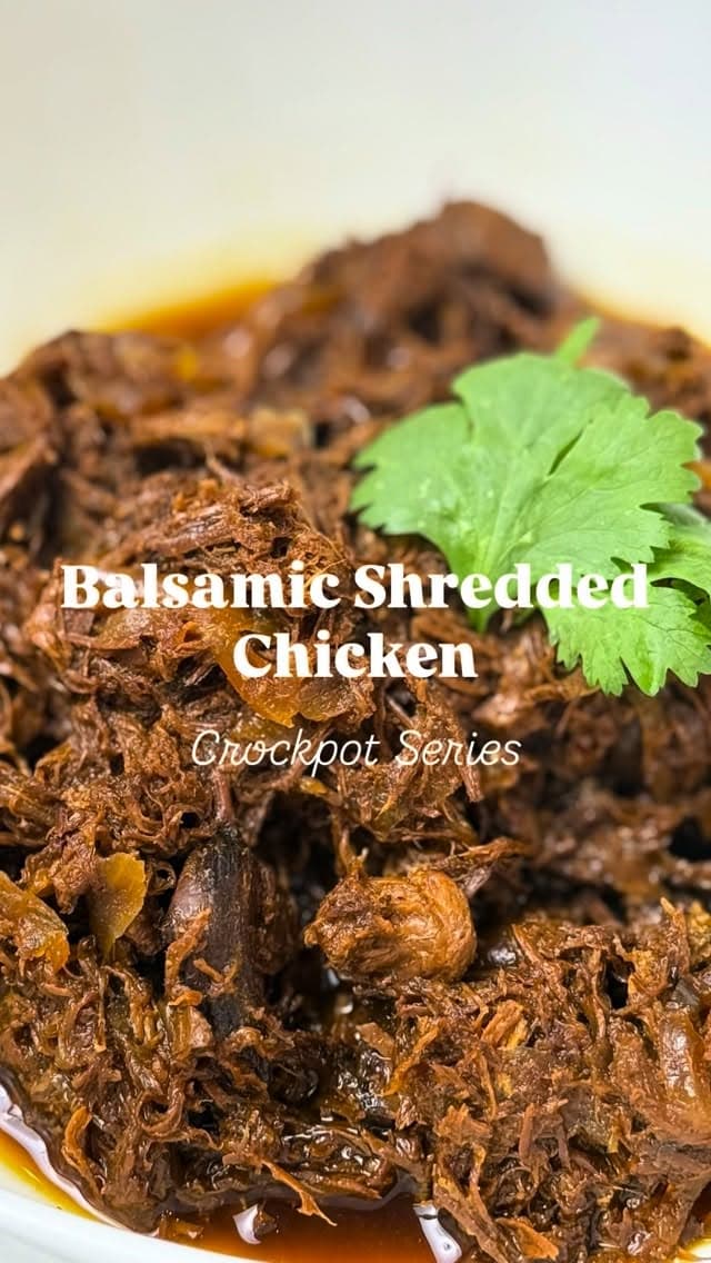 Balsamic Shredded Chicken recipe
