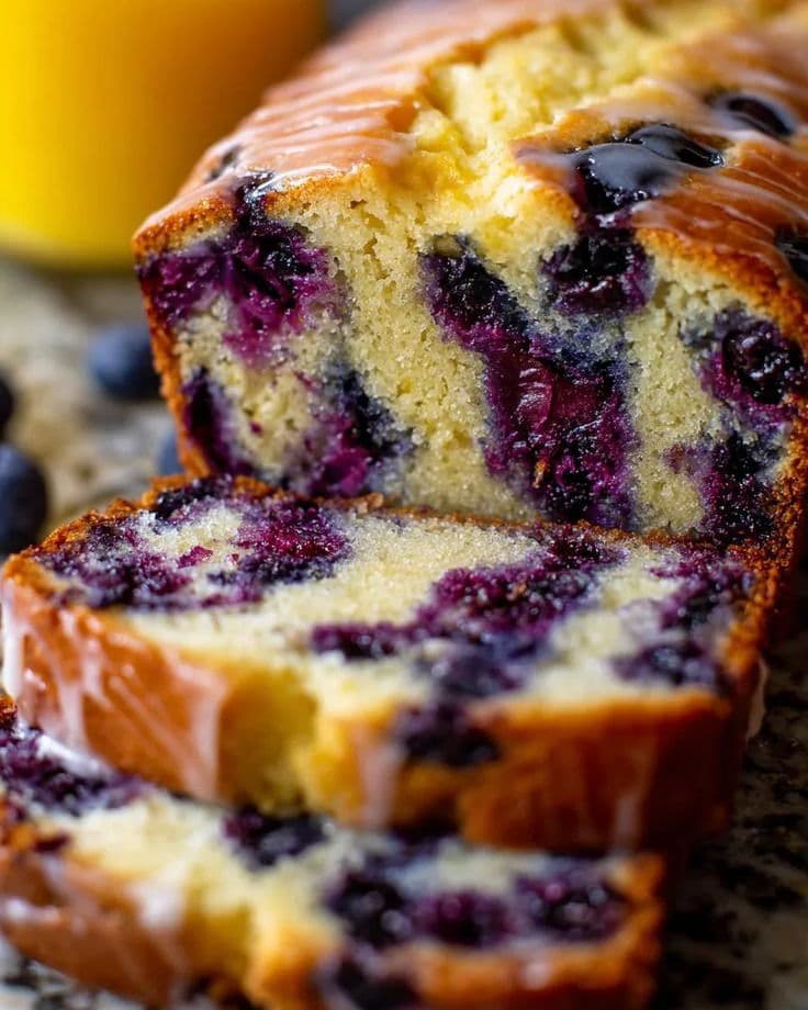 Blueberry Lemon Loaf Cake recipe