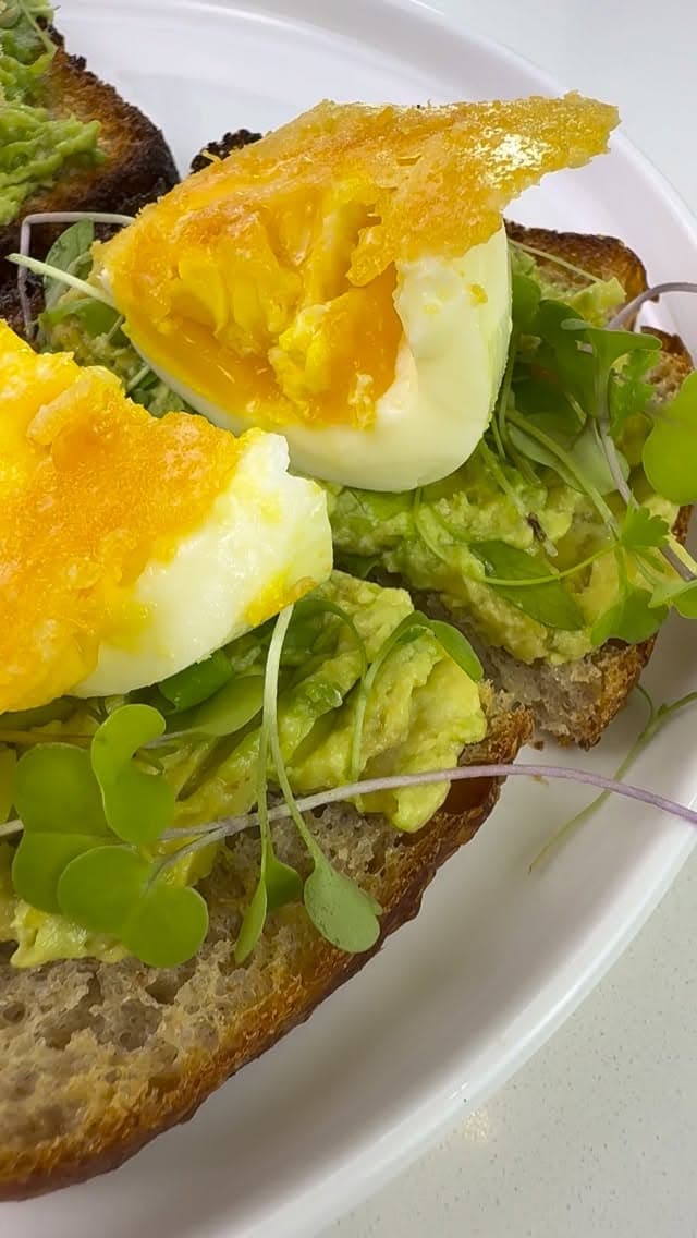 Crispy Parmesan Egg Toast recipe