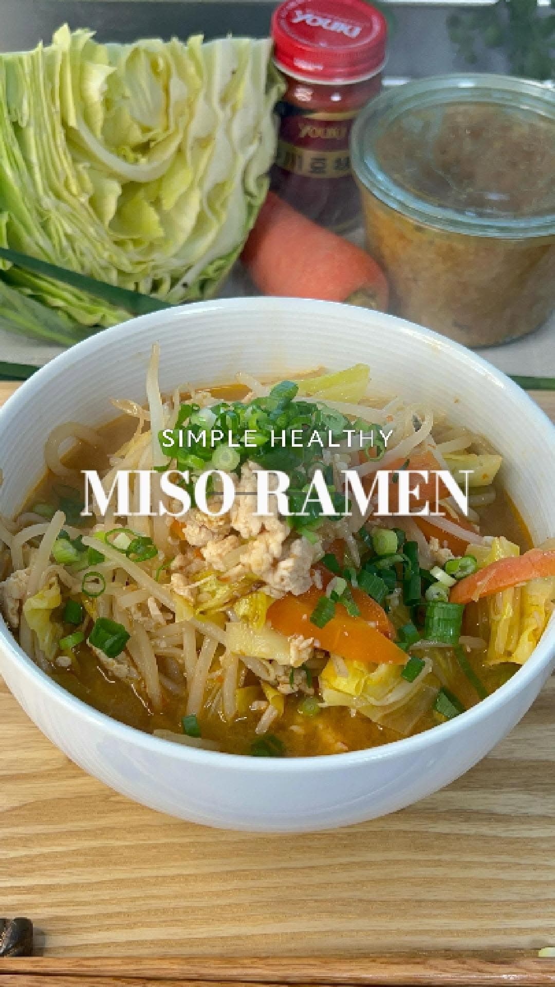 Loaded with Veggies, Spicy, and Piping Hot Miso Ramen recipe