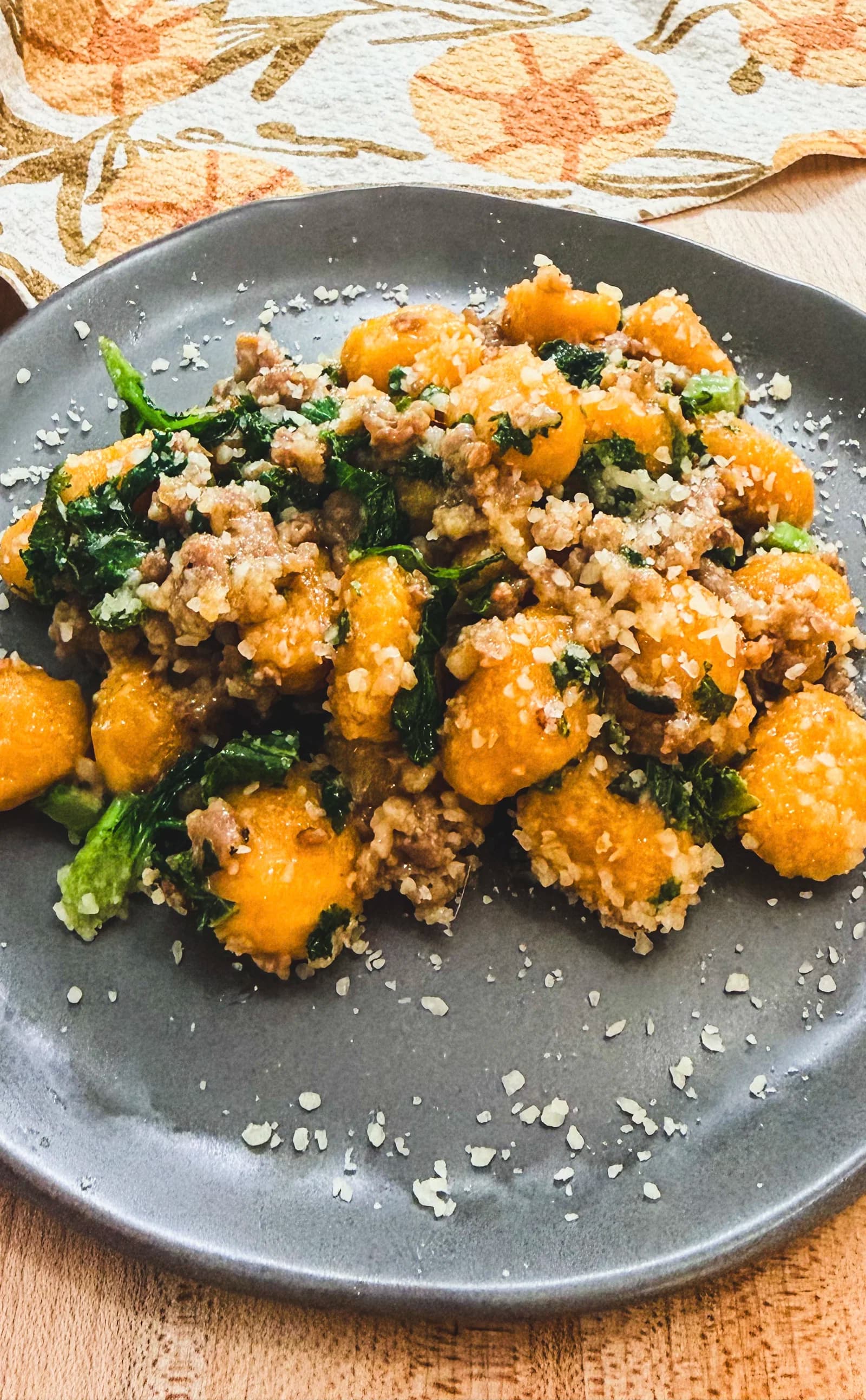 Quick Pumpkin Gnocchi Dinner recipe