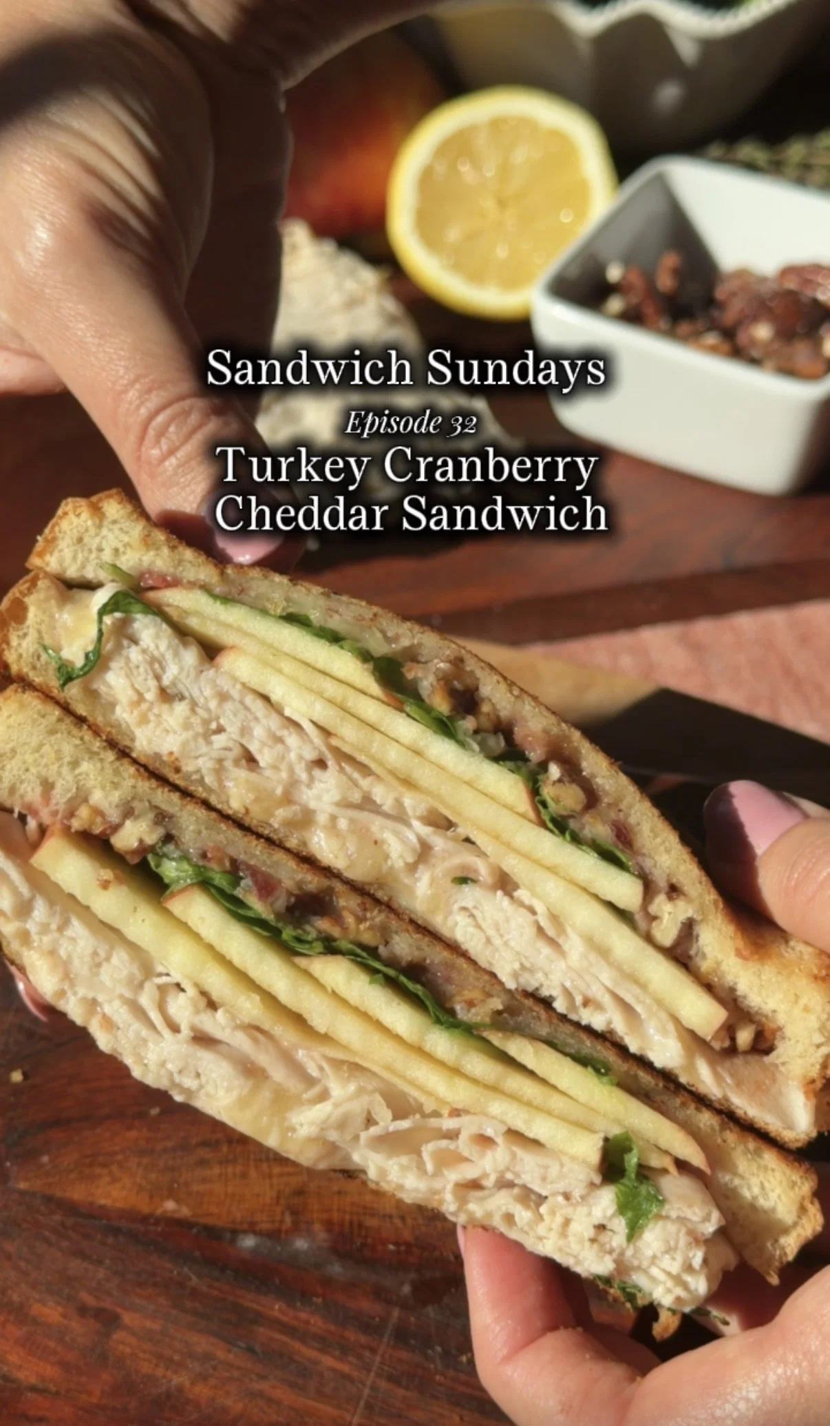 Turkey Cranberry Cheddar Sandwich recipe
