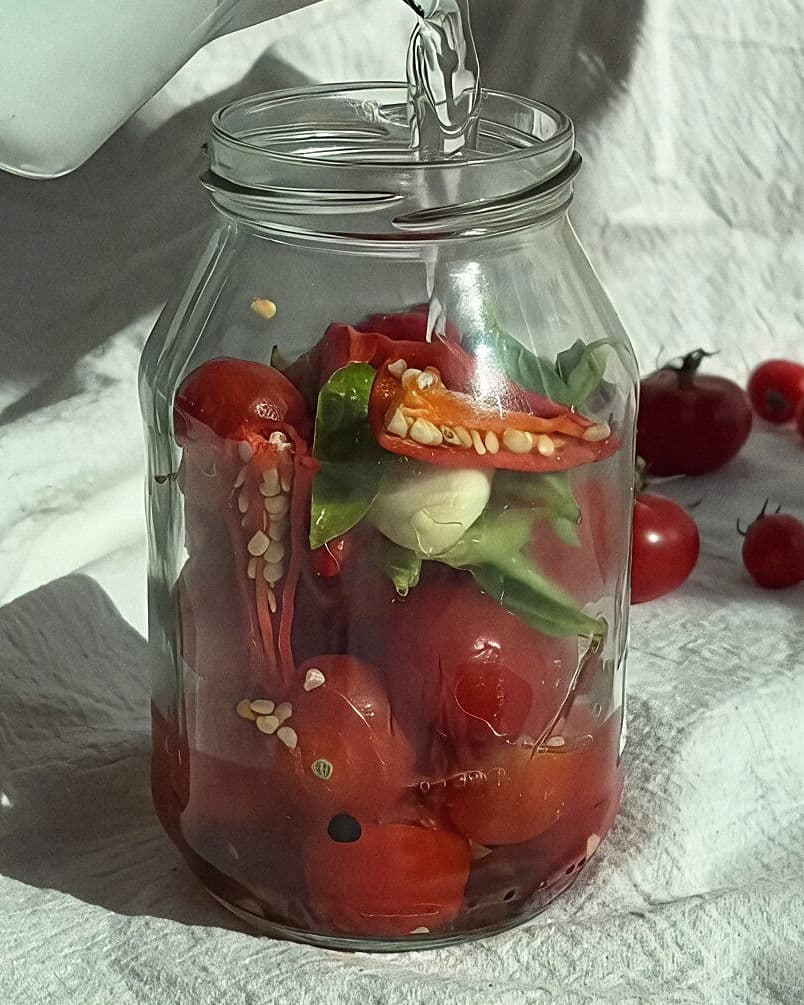 Pickled Cherry Tomatoes recipe