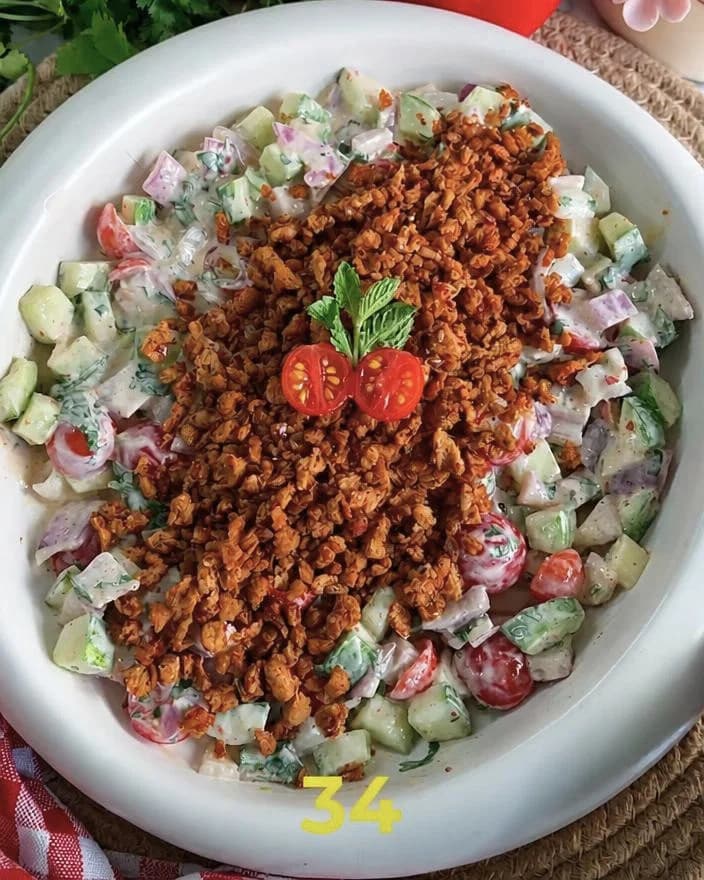Creamy Nutrella Salad Bowl recipe