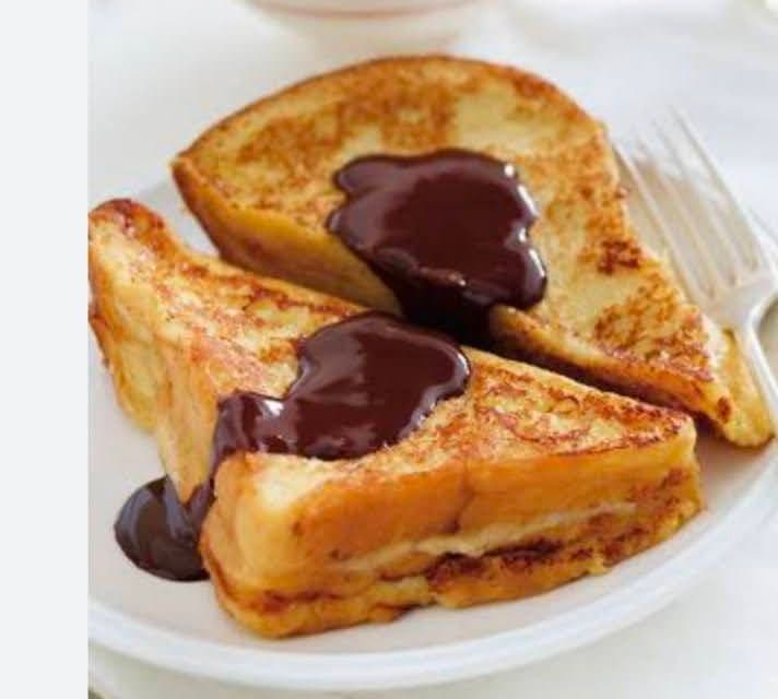 French toast with chocolate sauce  recipe
