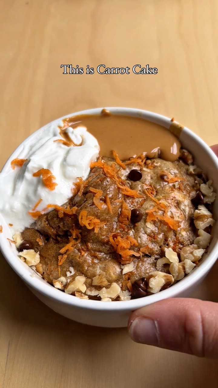Carrot Cake Baked Oats recipe