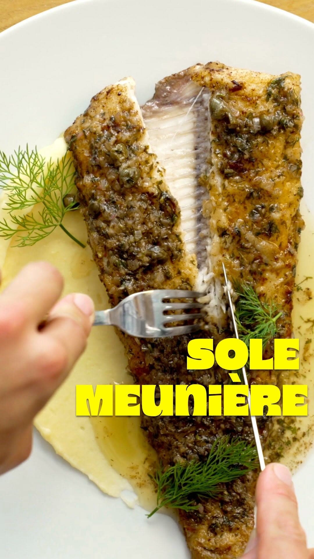 Sole Meunière with Potato Purée recipe