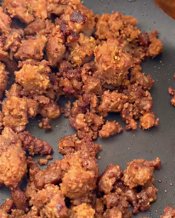 Homemade Chorizo Crumble recipe