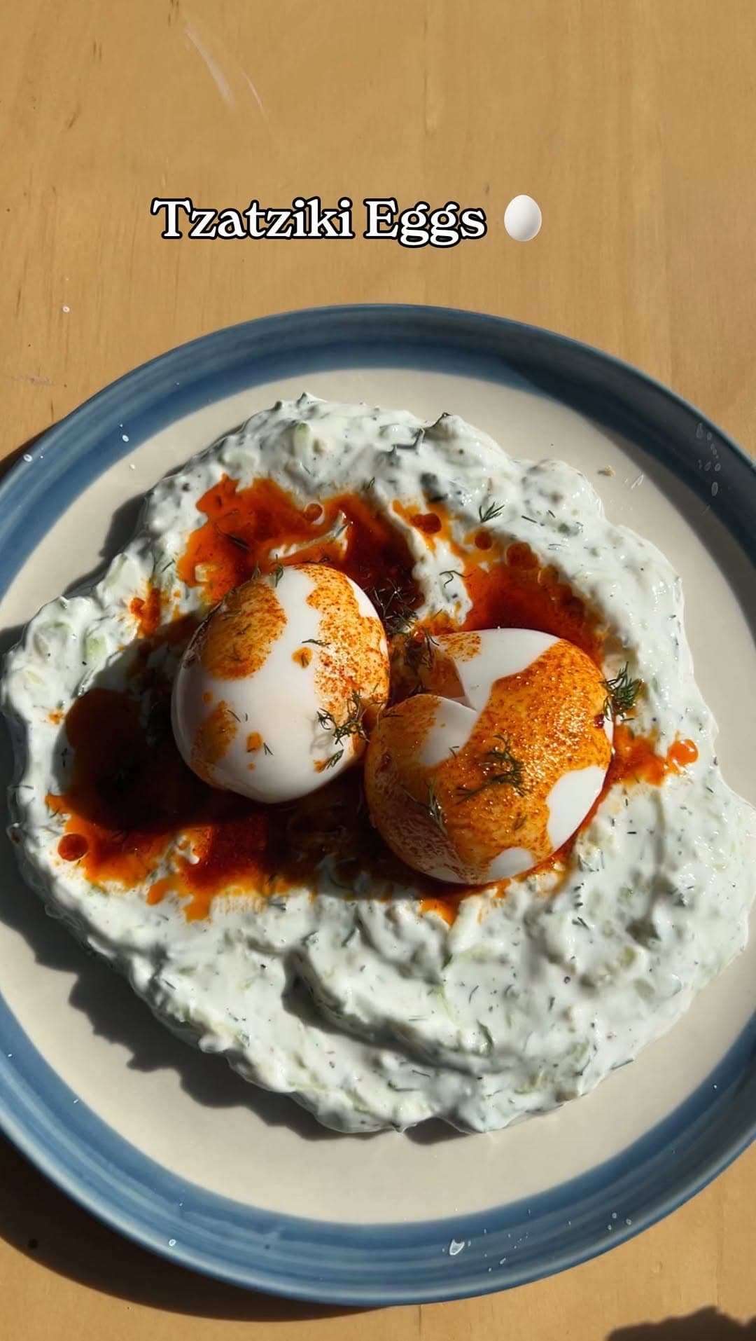 Turkish-Inspired Tzatziki with Jammy Eggs recipe