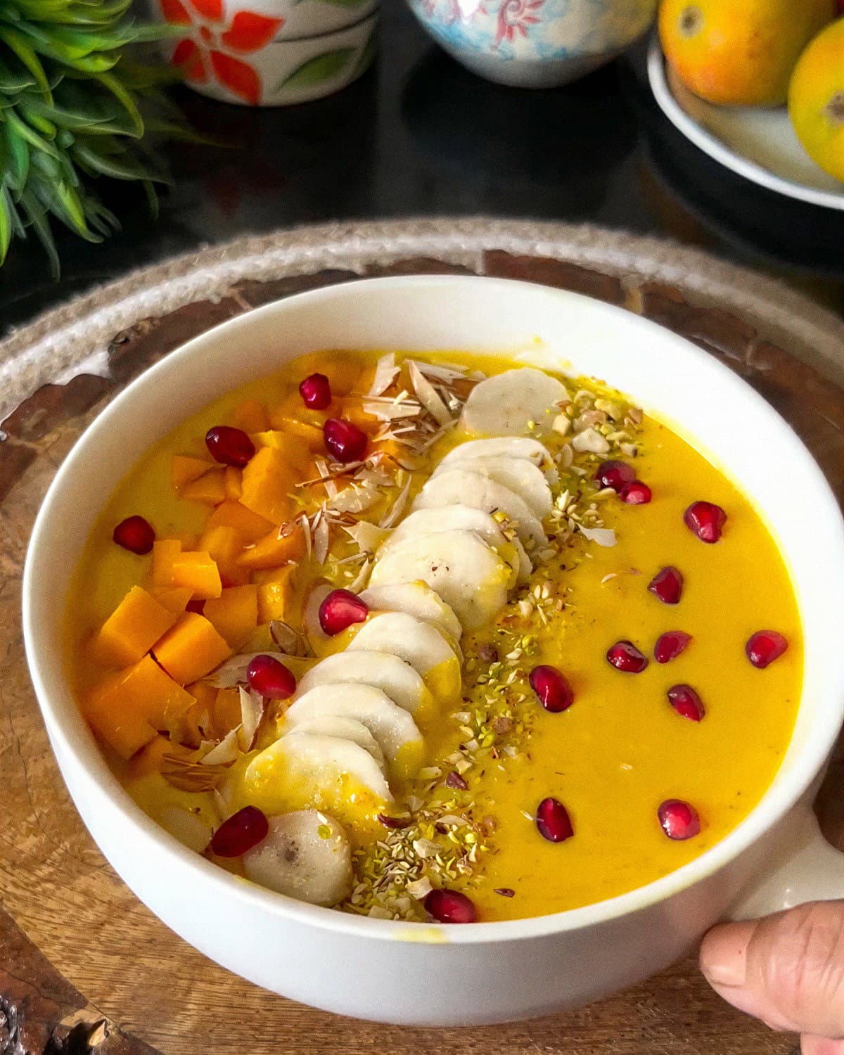 Mango Rajgira Pudding (Vrat Special) recipe