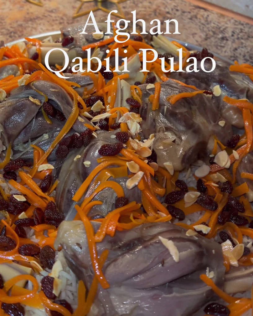 Afghan Qabili Rice recipe