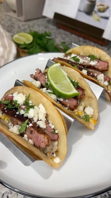 Steak & Street Corn Tacos recipe