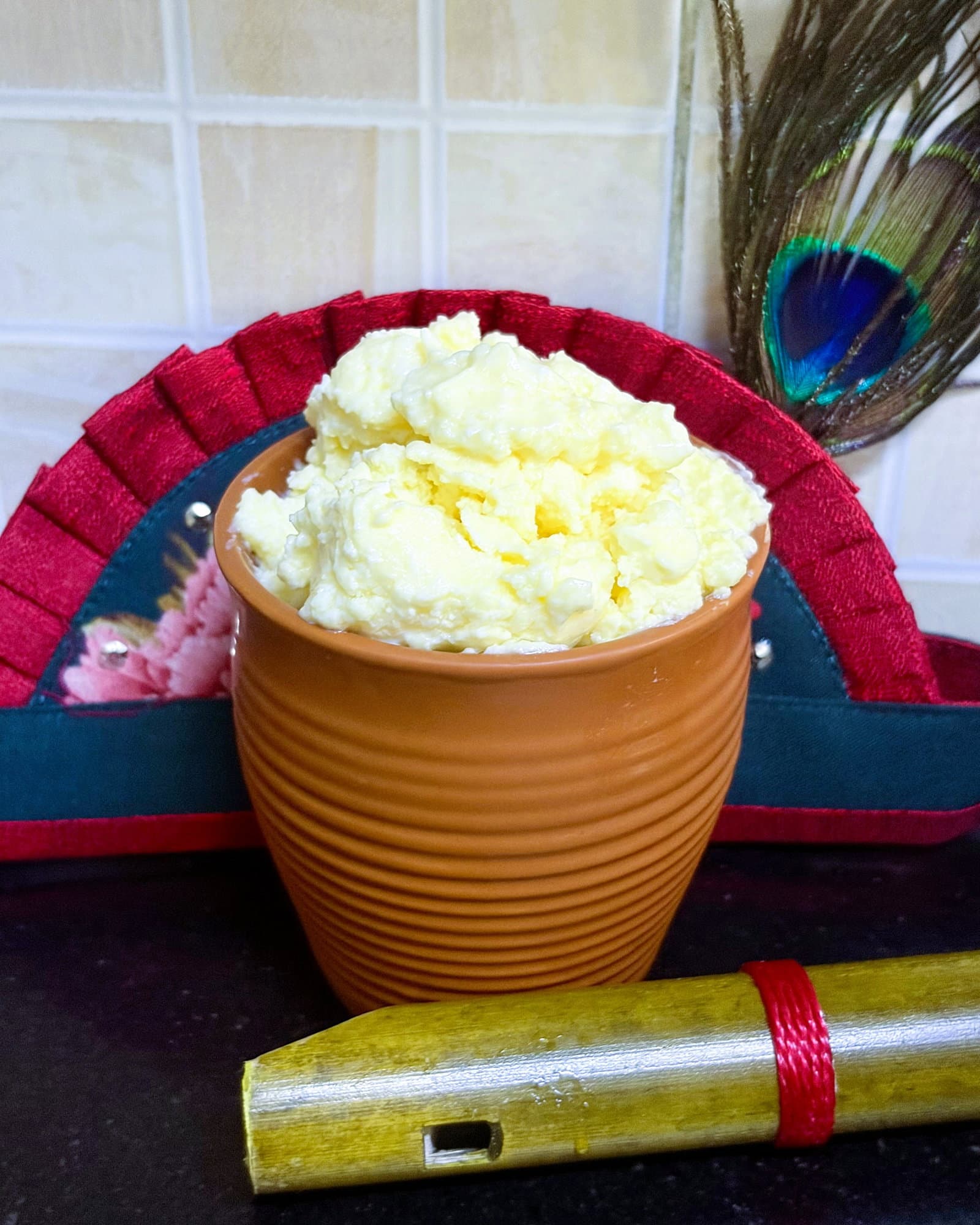 Easy Homemade White Butter (Fresh Makhan) recipe