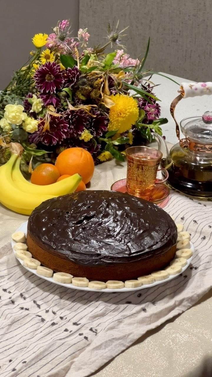 Homemade Chocolate Banana Cake recipe