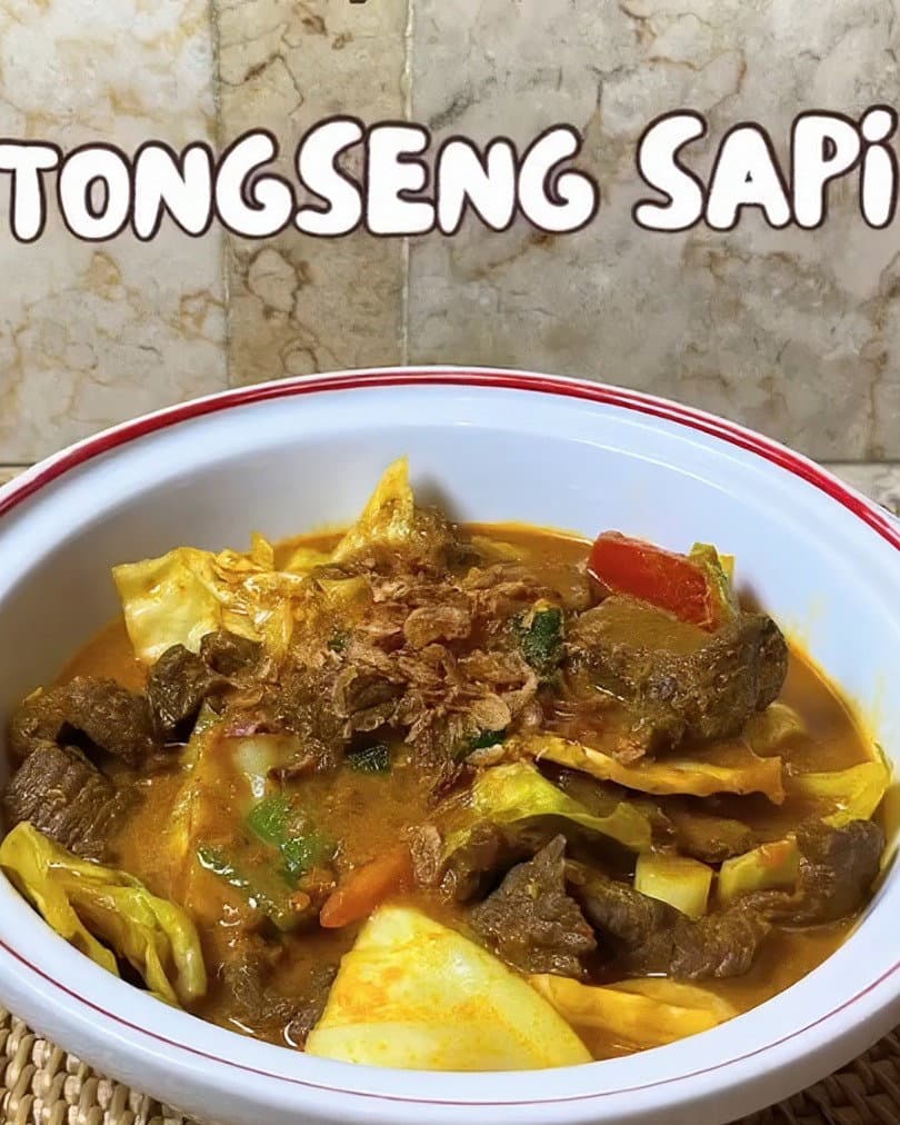 Tongseng Sapi (Indonesian Beef Stew in Coconut Milk) recipe