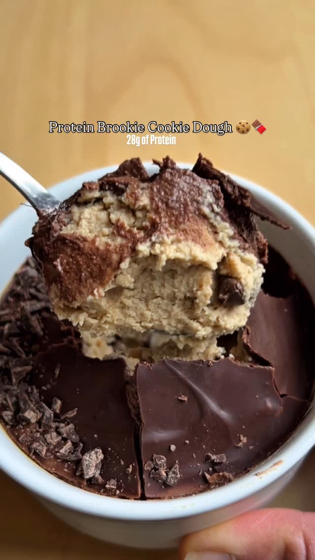 Protein Cookie Dough and Brownie Batter Dessert recipe