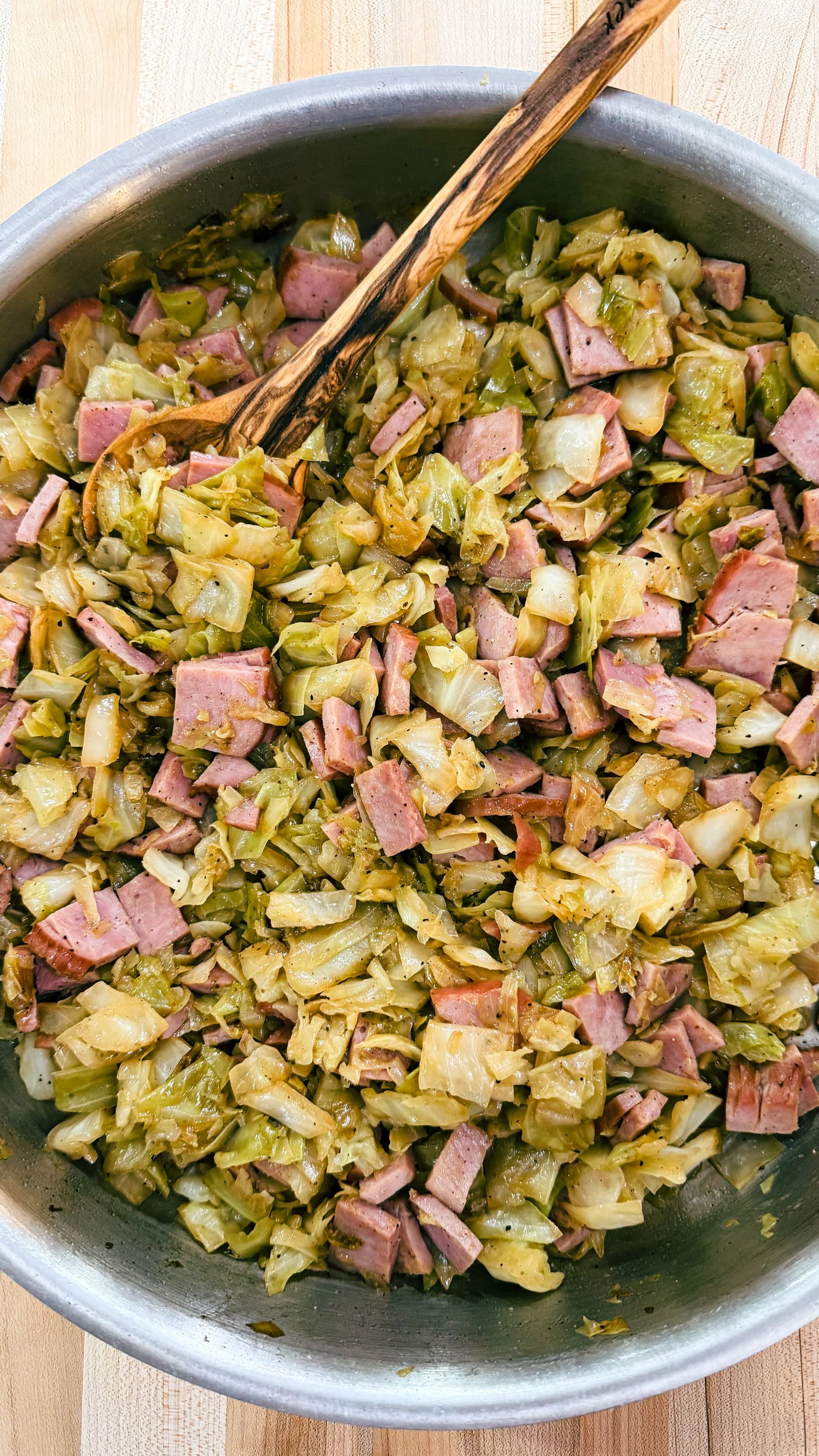 Sautéed Cabbage and Ham recipe