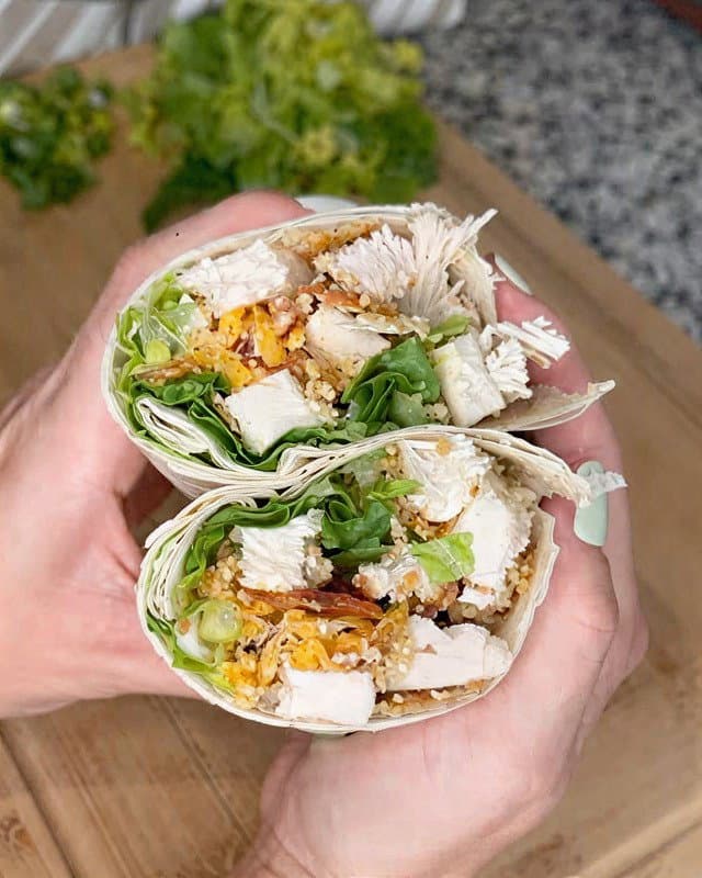 Chicken Bacon Ranch Wraps recipe