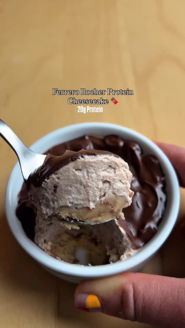 Ferrero Rocher Protein Cheesecake recipe