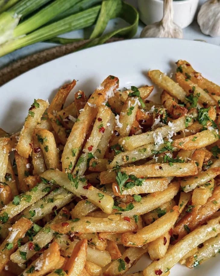 Honey Garlic Parmesan Fries recipe
