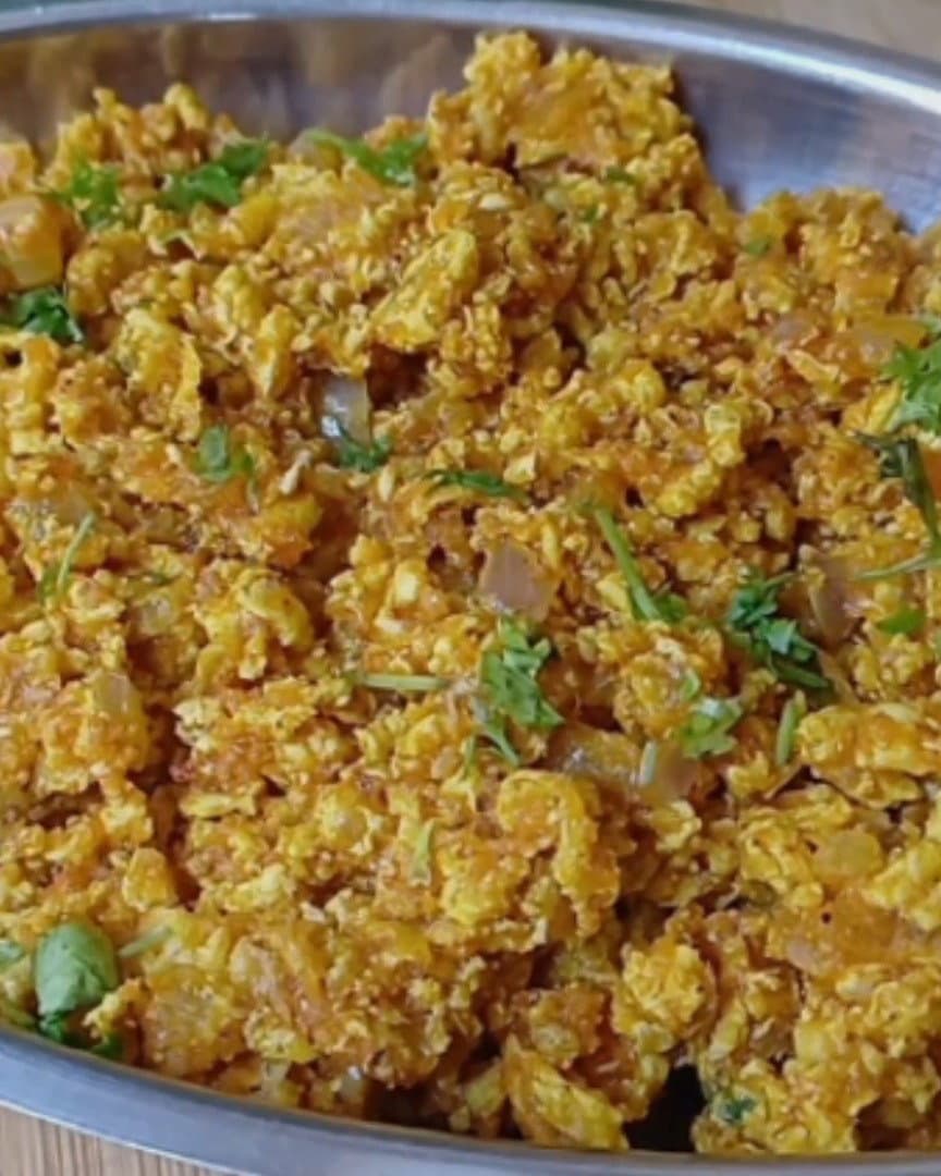 Scrambled Eggs in Coconut Masala recipe