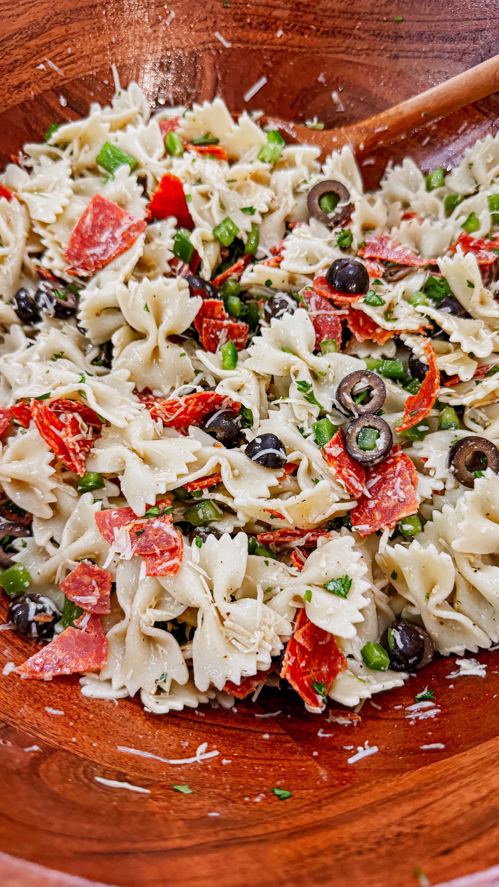 Easy Italian Inspired Pasta Salad recipe