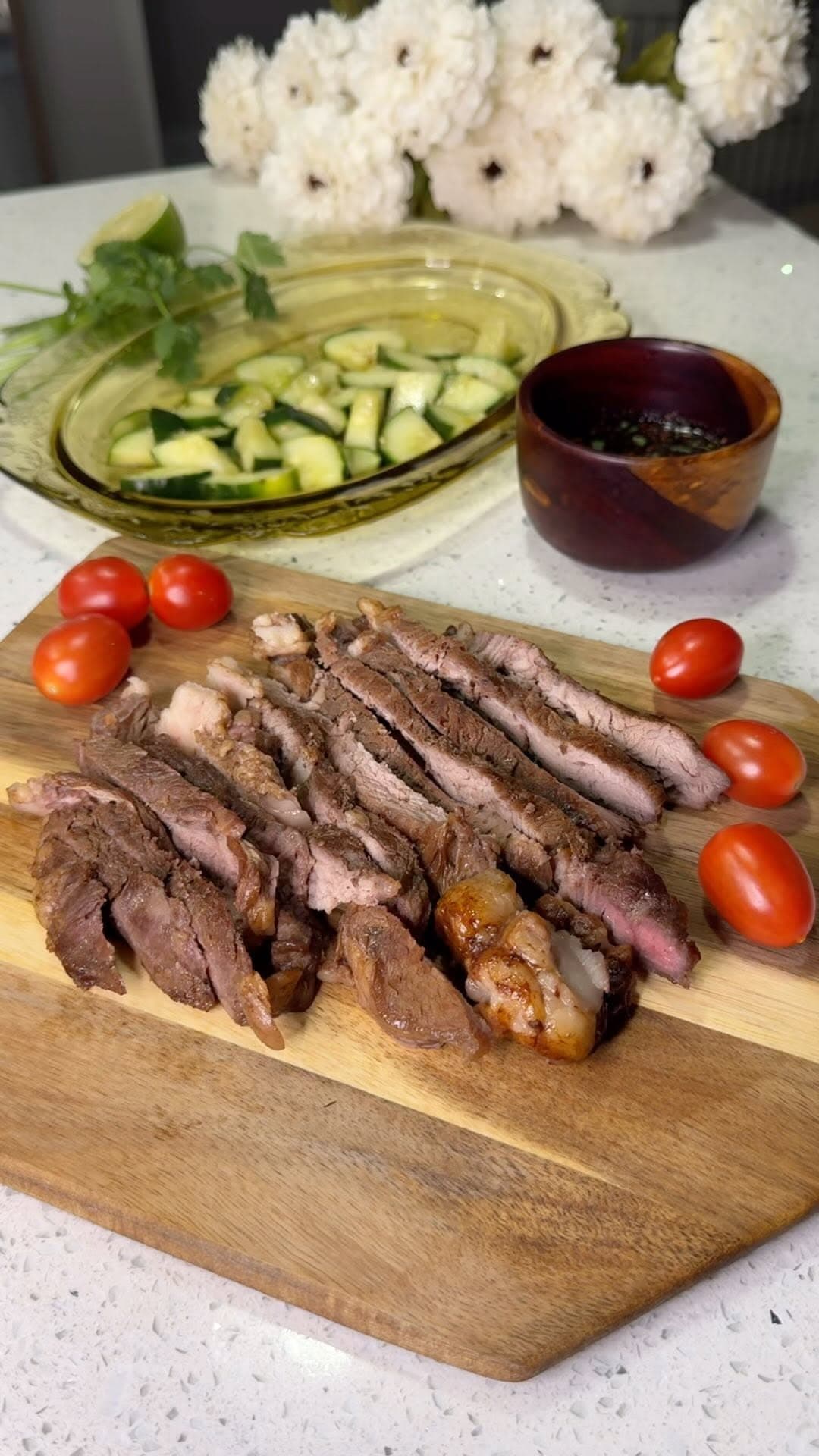 Flavorful Ribeye Steak with Thai Dipping Sauce recipe