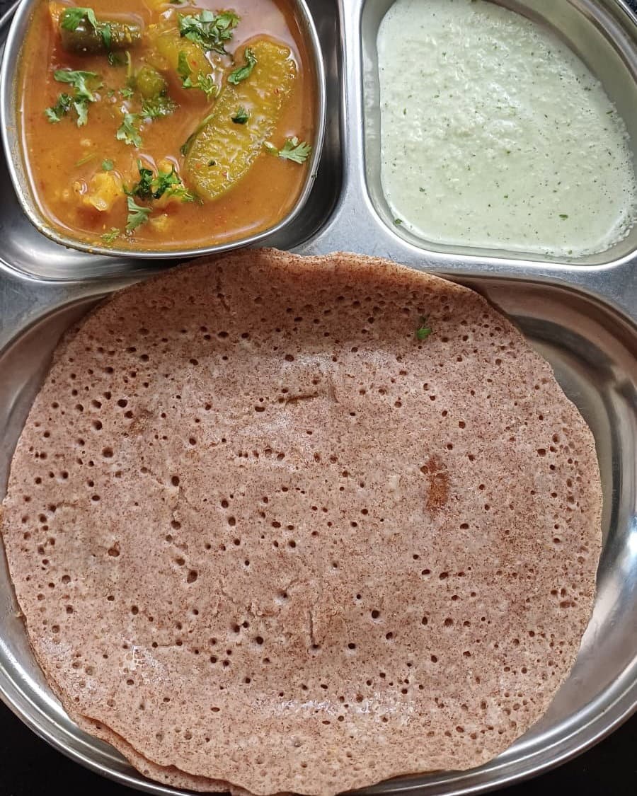 Instant Ragi Dosa recipe
