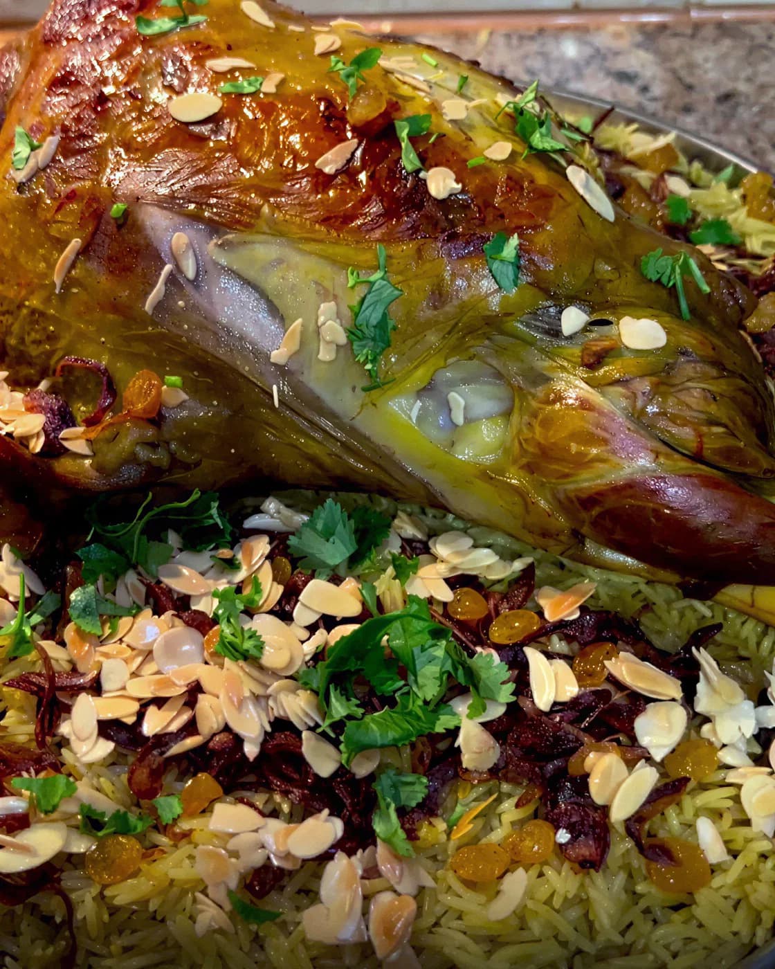 Lamb Leg with Rice recipe