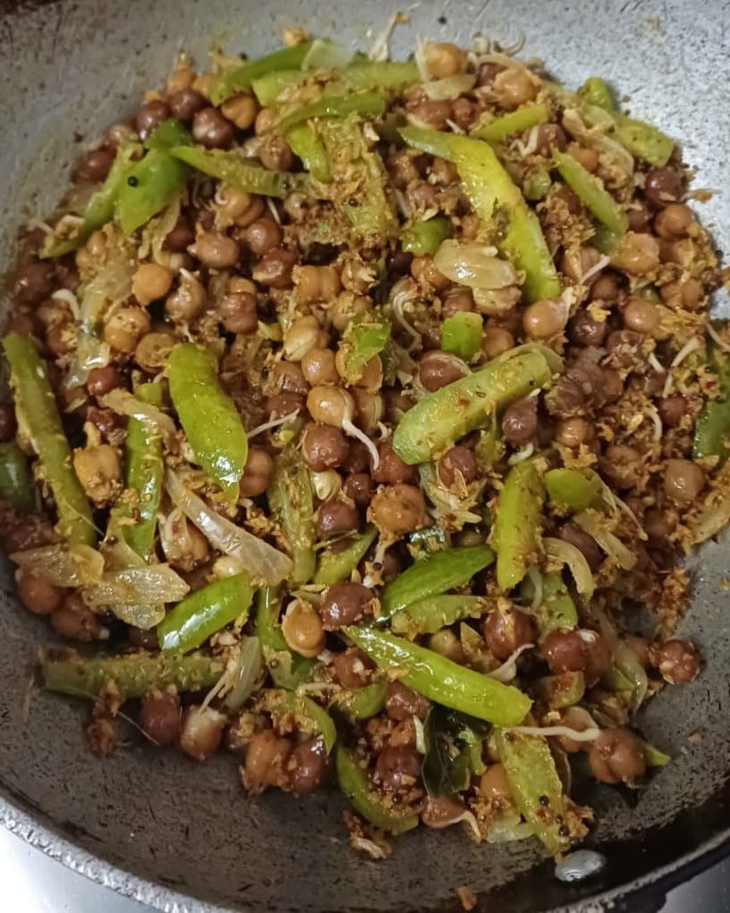 Kadale Manoli Sukka | Manglorean Recipe recipe