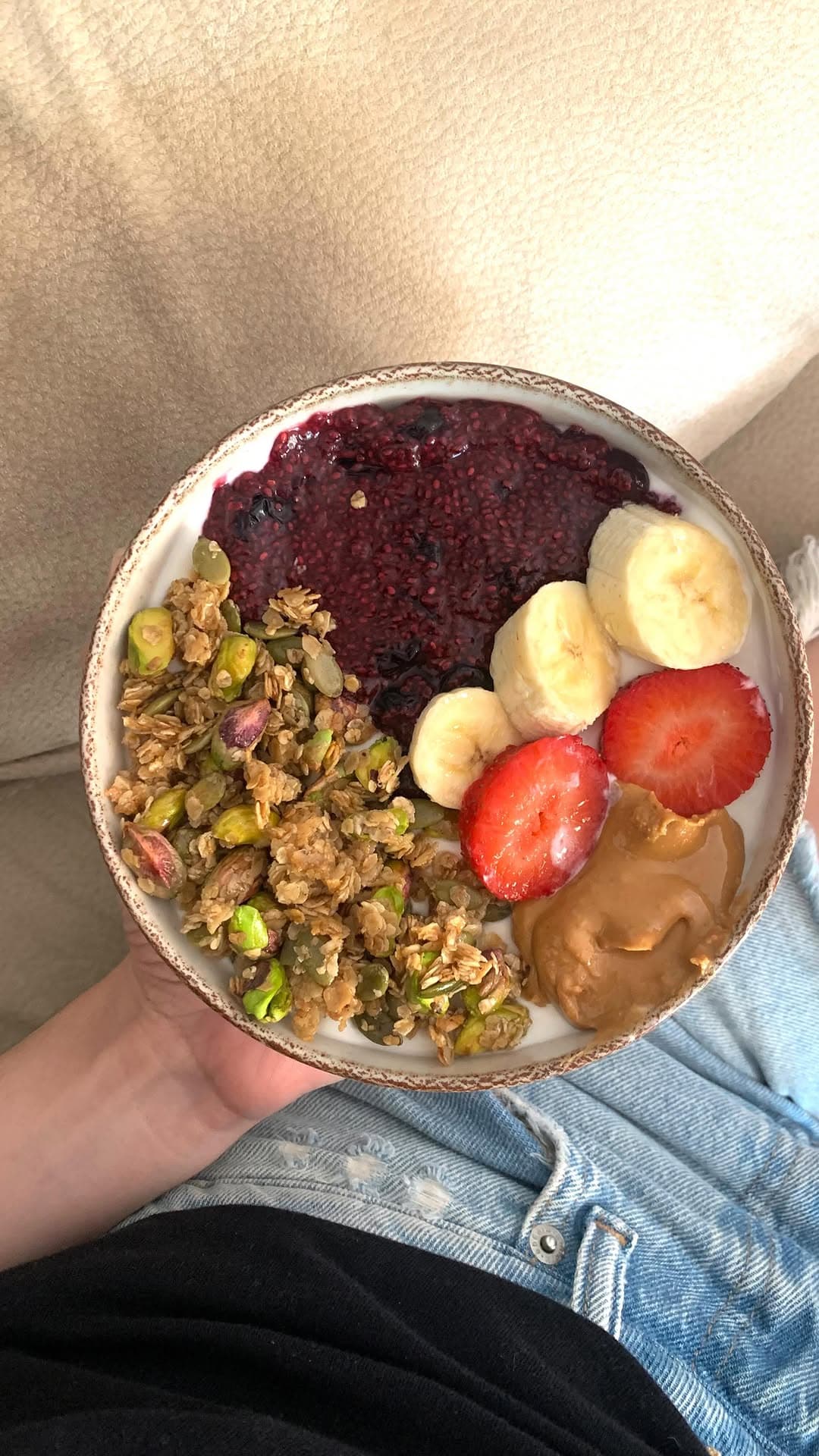 Greek Yogurt Bowl with Blueberry Chia Jam recipe