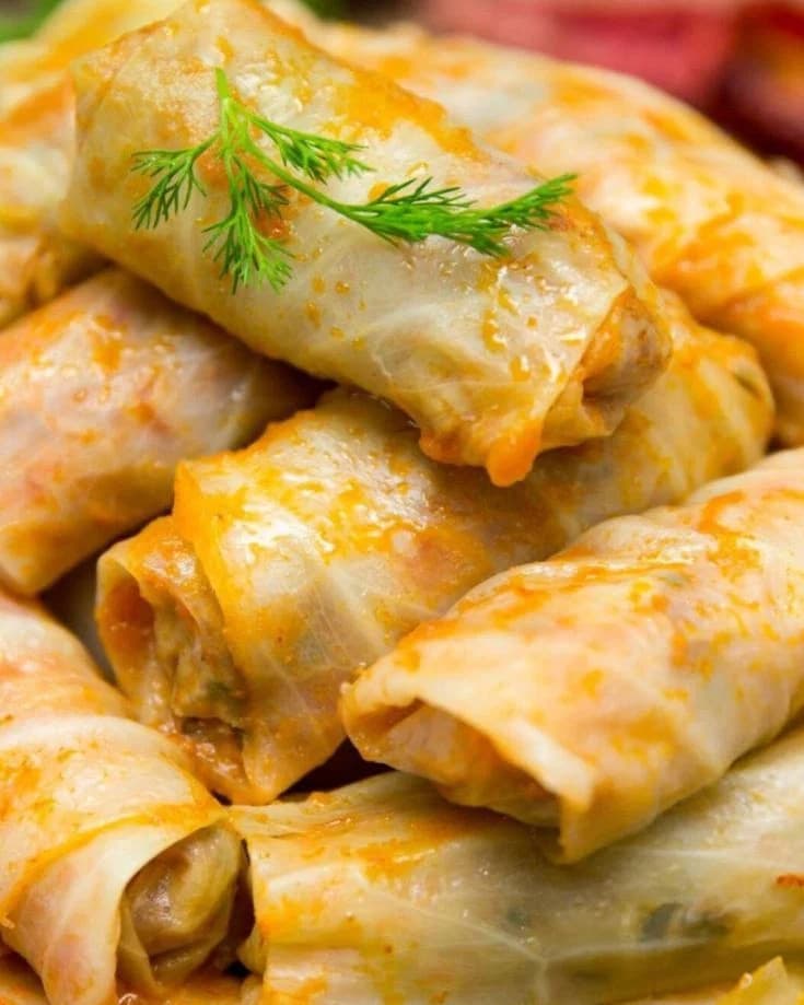 Vegan Stuffed Cabbage Rolls with Potatoes and Buckwheat recipe