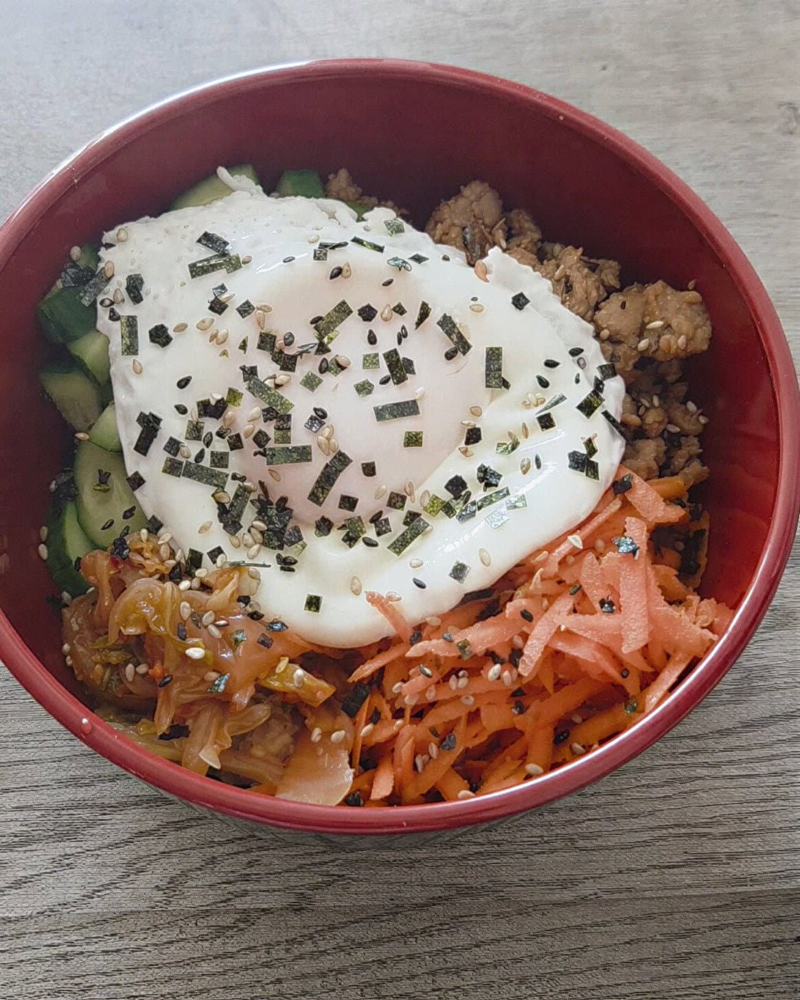 Chicken Kimchi Bowl recipe