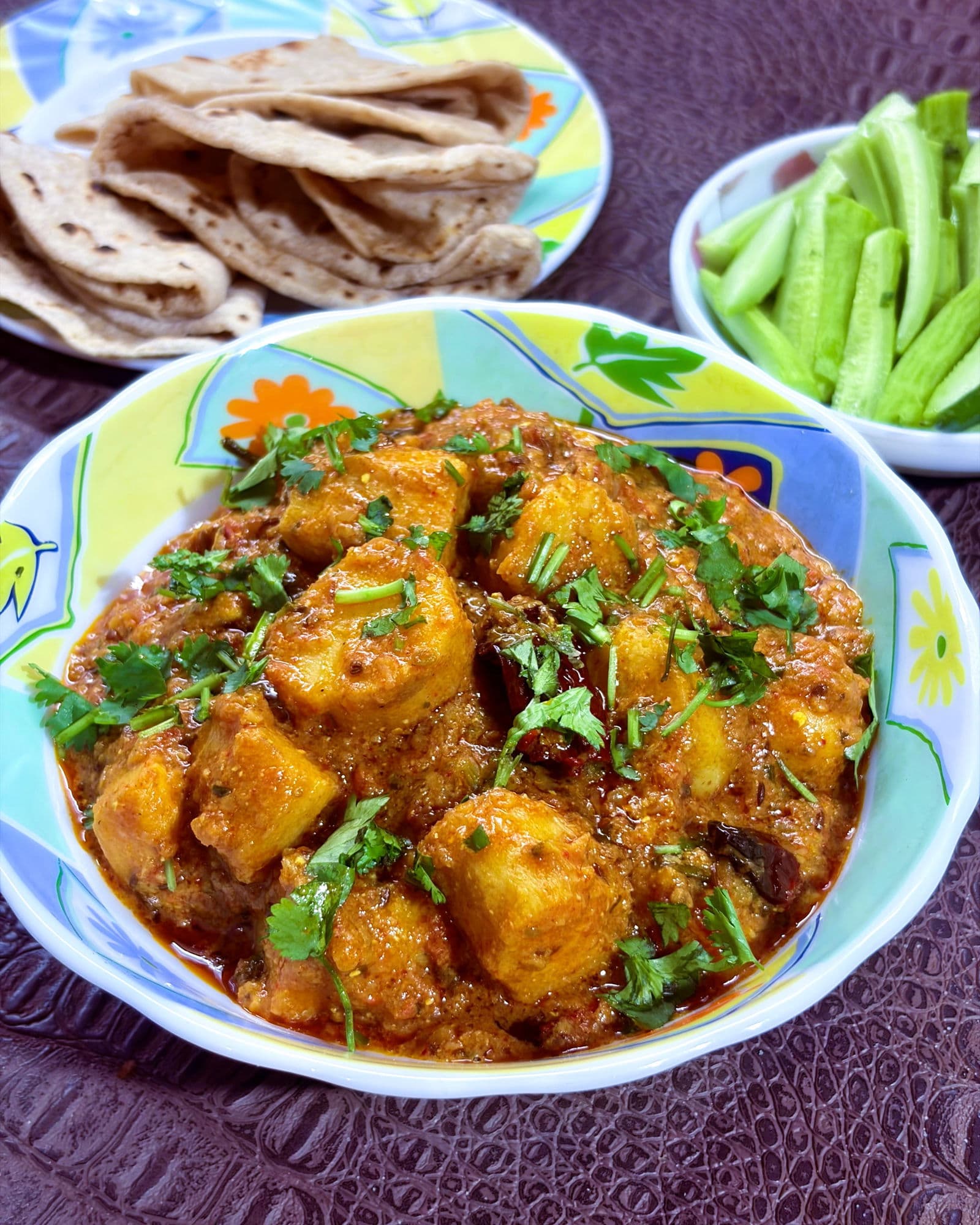 Dhaba-Style Arbi Masala  recipe