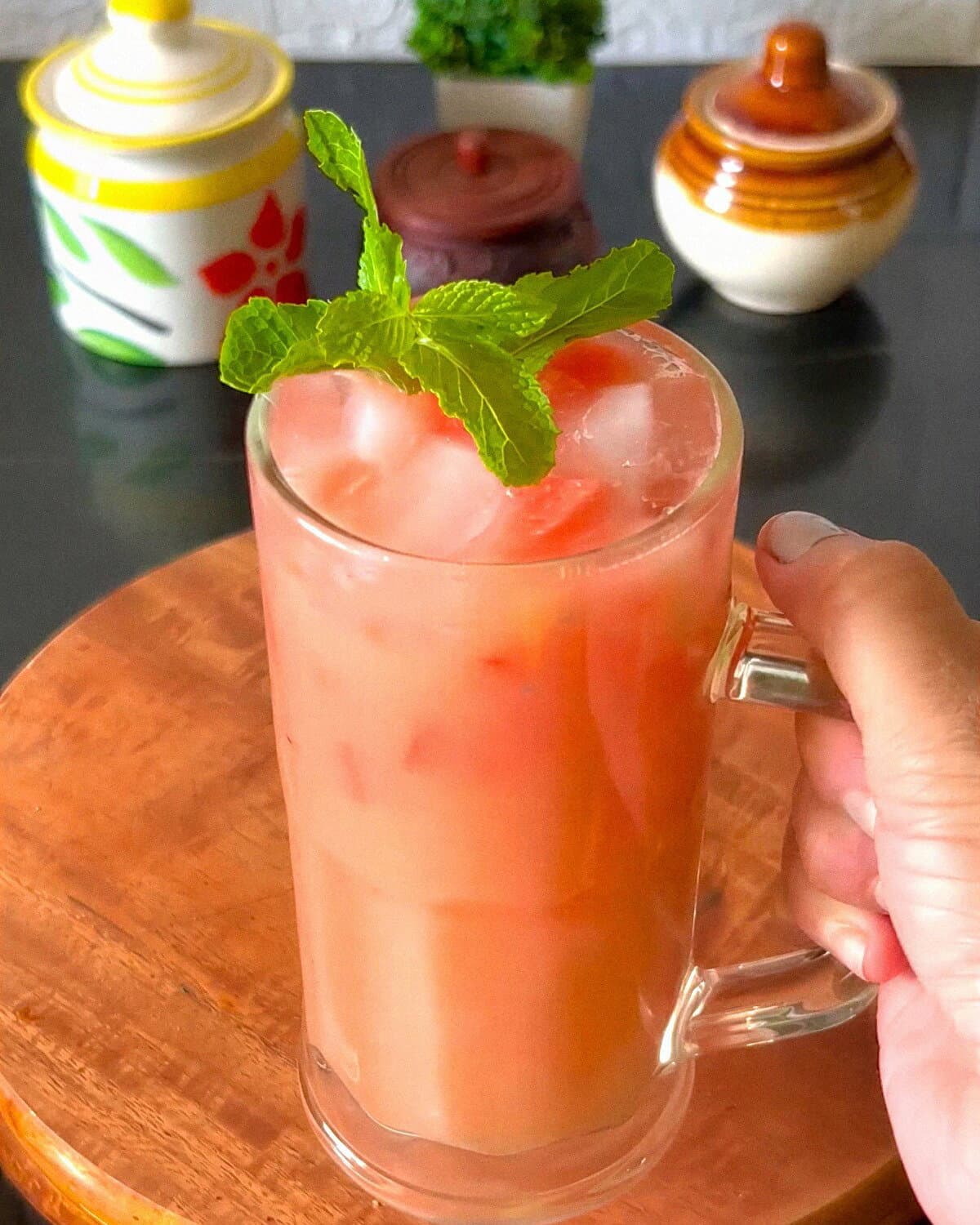 Watermelon Coconut Summer Cooler with Gond Katira recipe