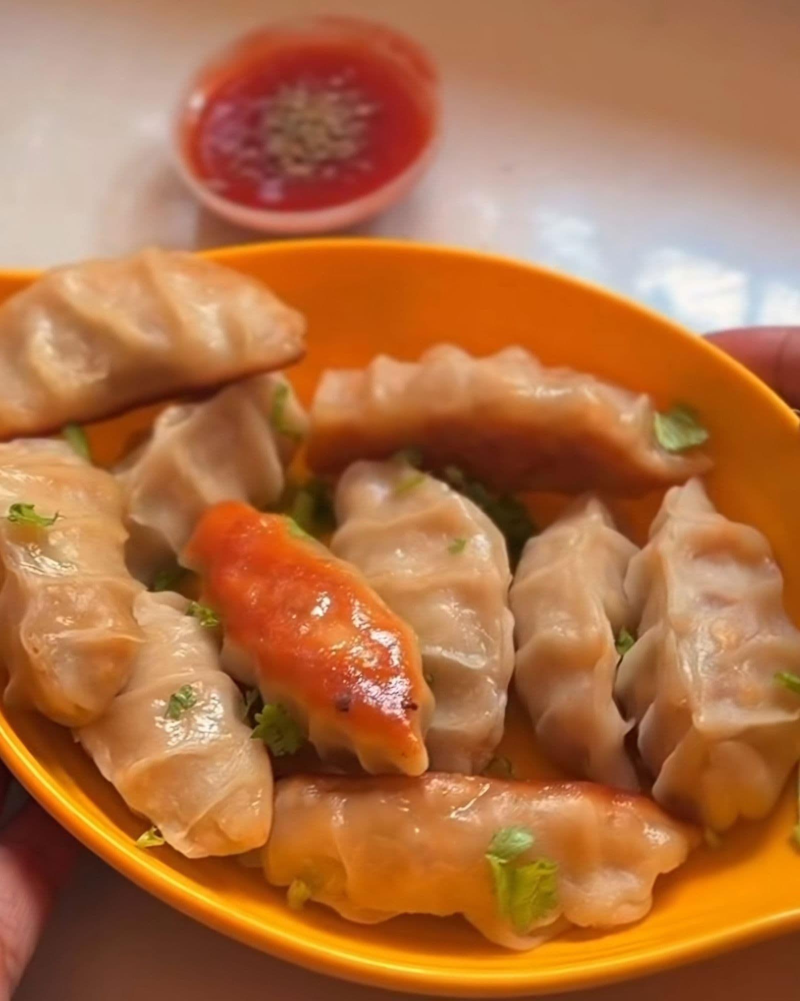 Pan Fried Paneer Momos (Ramadan/Iftar Special) recipe