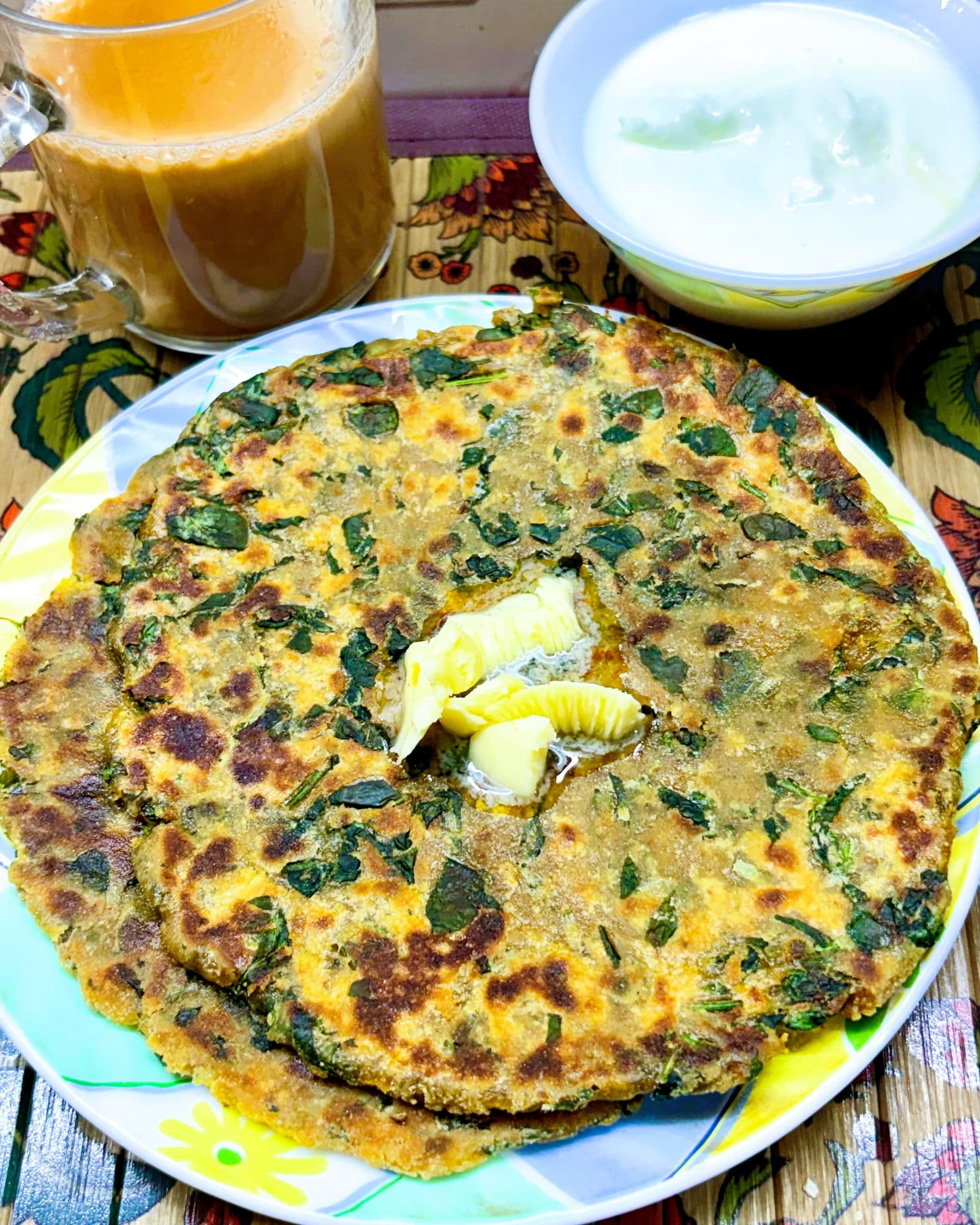 Methi Paratha (Fenugreek Flatbread) recipe