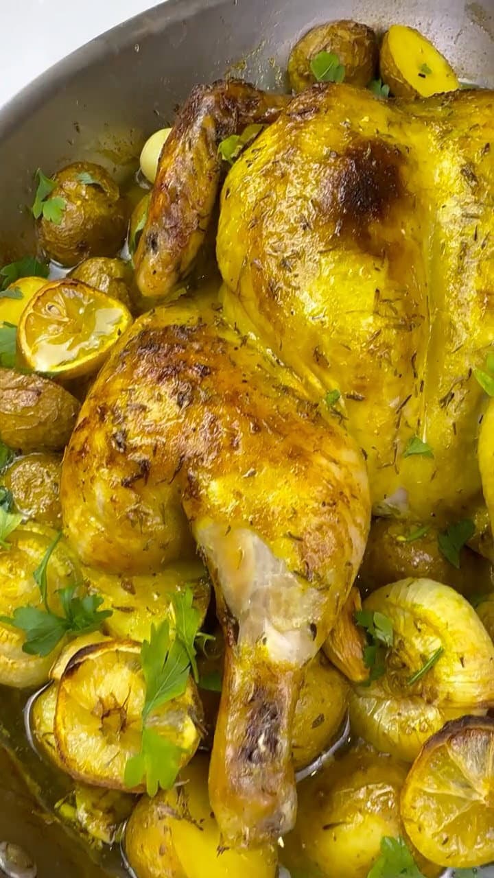Golden Lemon Chicken & Potatoes — The One-Pan Sunday Hero recipe