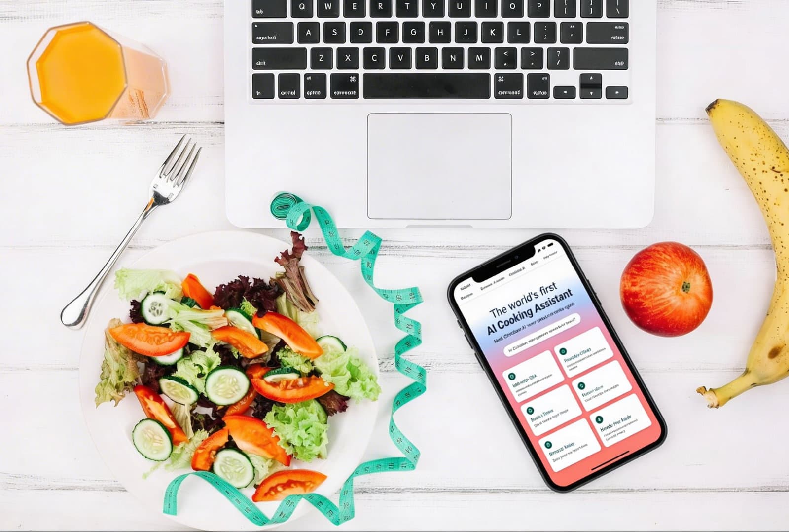 Dietitian publishing diet recipes online on Chefadora to earn money.