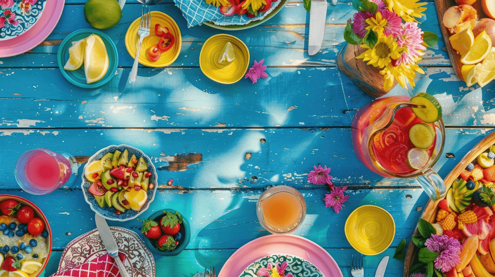 A spread of no-cook summer recipes 2026 trending globally. 