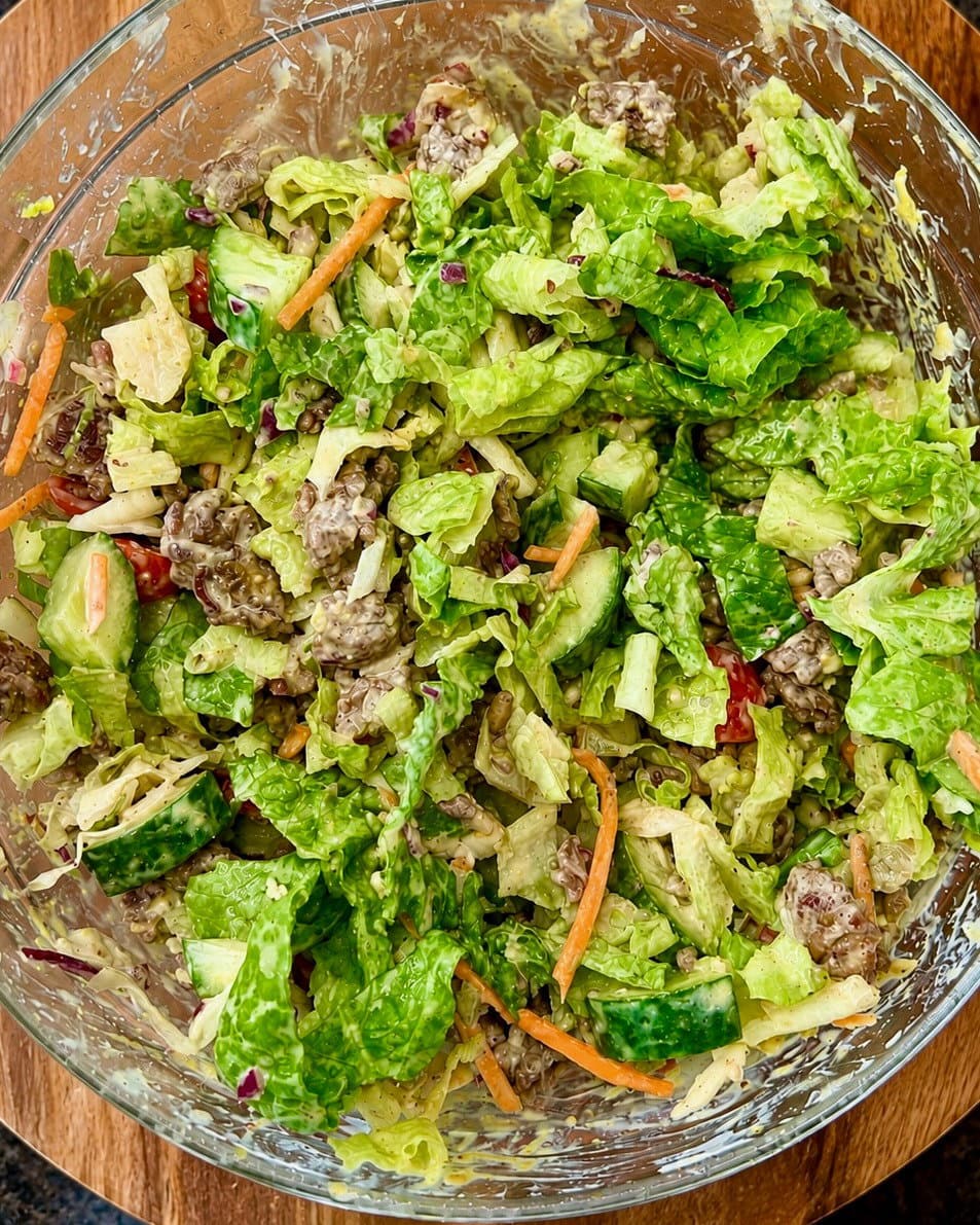 Loaded Beef Salad Bowl recipe