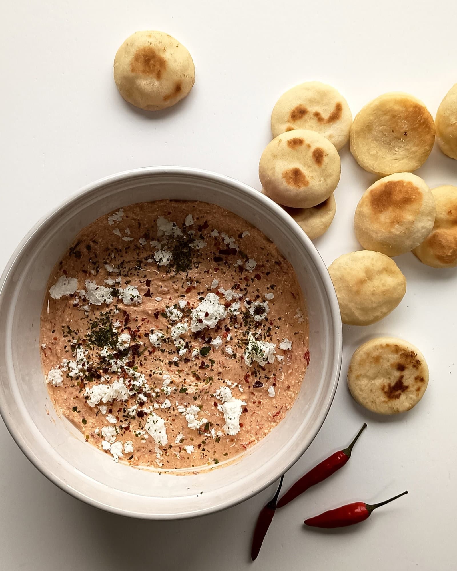 Spicy Red Pepper Feta Dip recipe