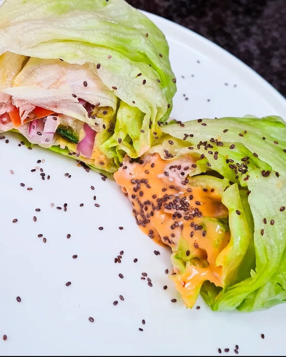 Tuna Lettuce Wrap recipe