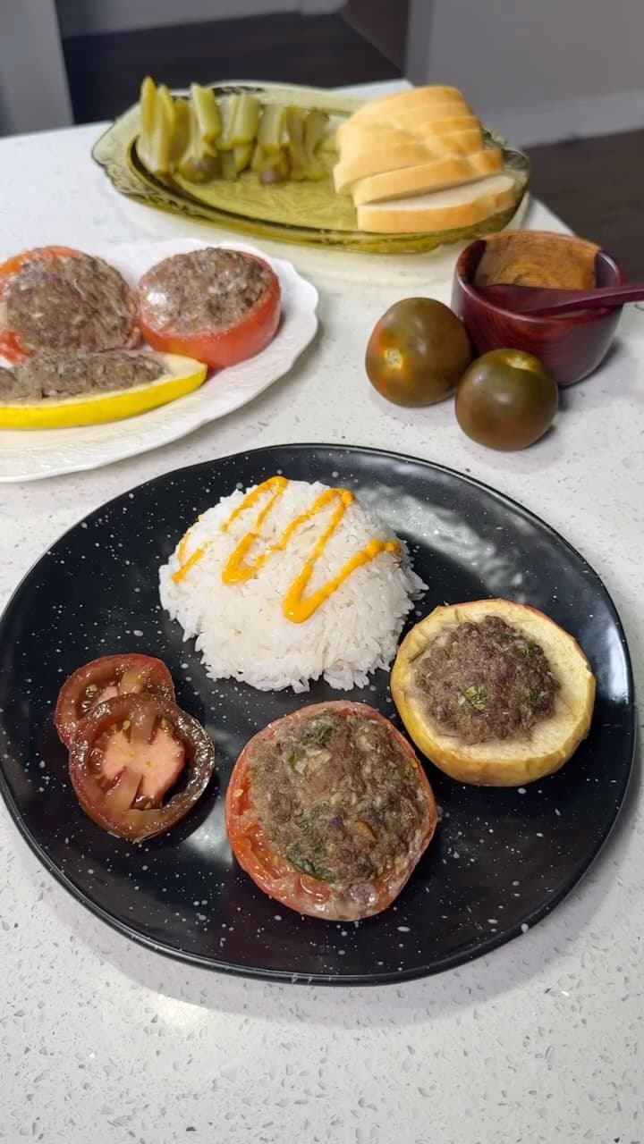 Georgian Stuffed Vegetables recipe